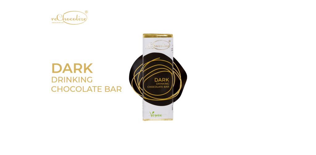 reChocolize Dark Drinking - Drinking Chocolate Bar