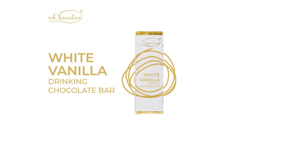 reChocolize White Vanilla - Drinking Chocolate Bar